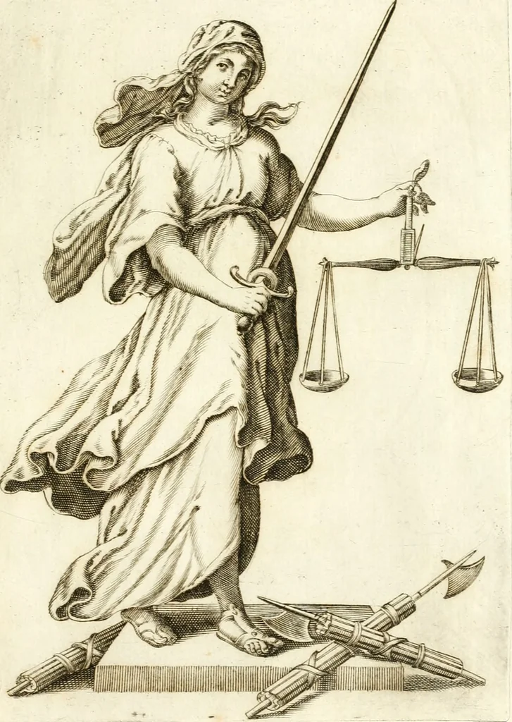An illustration from Theatrvm omnivm scientiarvm, sive, Apparatvs qvo exceptvs fvit exc.mvs princeps d. Innicvs de Gvevara et Tassis, comes de Oñate & Villamediana, &c. ac Neapolitani regni prorex sapientissimvs, in Neapolitana academia in instavratione stvdiorvm anni MDCXLIX : cvm post sedatos Neapolitani regni tvmvltvs tanto principe avspice neapolitana Pallas armorvm tvrbine pene abrvta capvt erexit, 1650, leaf 294