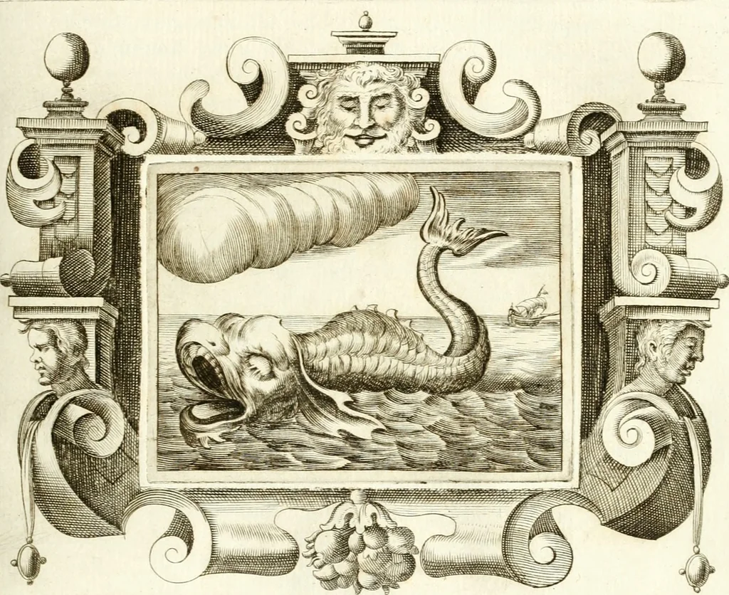 An illustration from Theatrvm omnivm scientiarvm, sive, Apparatvs qvo exceptvs fvit exc.mvs princeps d. Innicvs de Gvevara et Tassis, comes de Oñate & Villamediana, &c. ac Neapolitani regni prorex sapientissimvs, in Neapolitana academia in instavratione stvdiorvm anni MDCXLIX : cvm post sedatos Neapolitani regni tvmvltvs tanto principe avspice neapolitana Pallas armorvm tvrbine pene abrvta capvt erexit, 1650, leaf 68