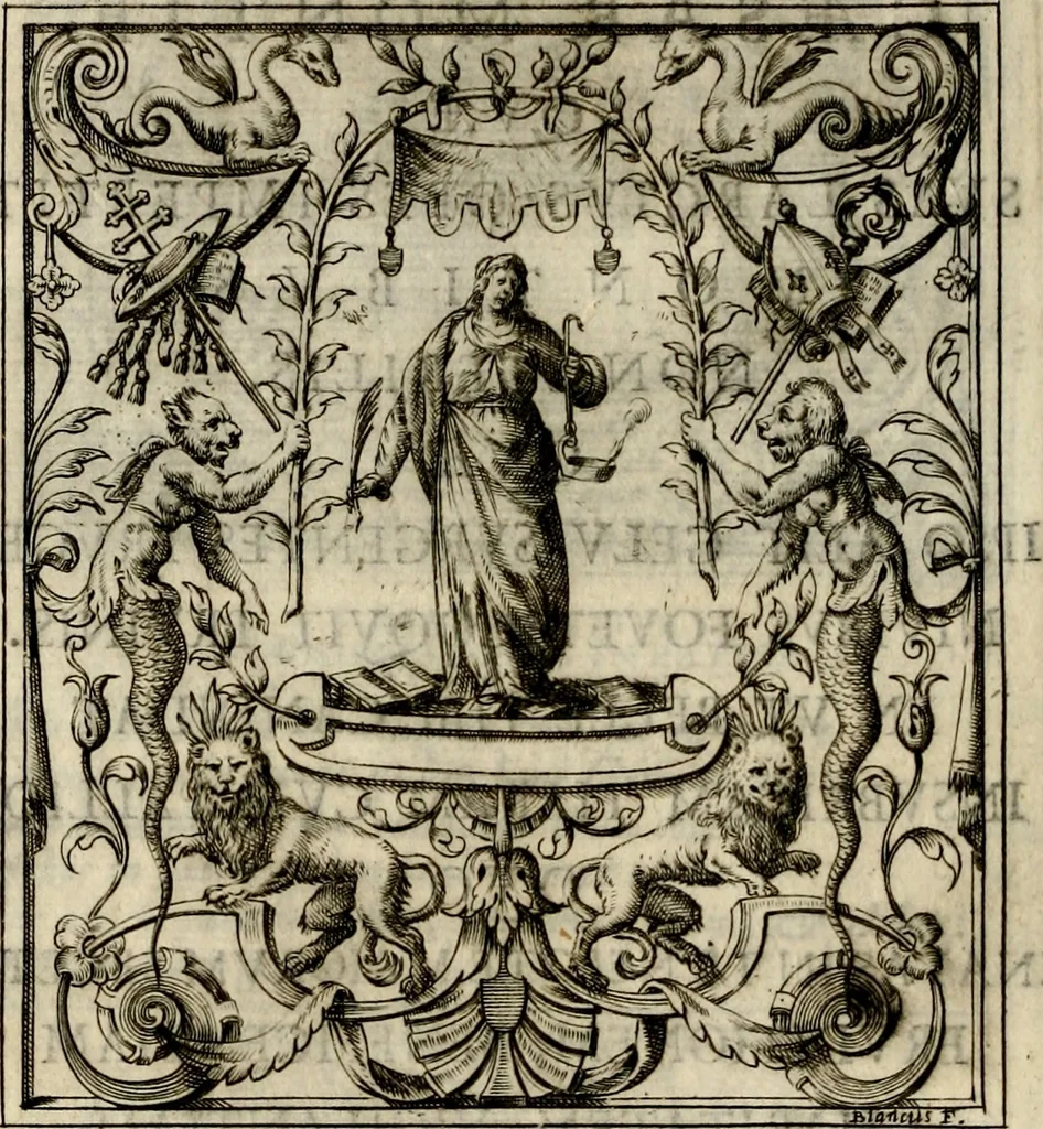 An illustration from Theatrvm temporanevm æternitati Cæsaris Montii, S.R.E. cardinalis et archiep. mediolanen. sacrvm, 1635, leaf 127