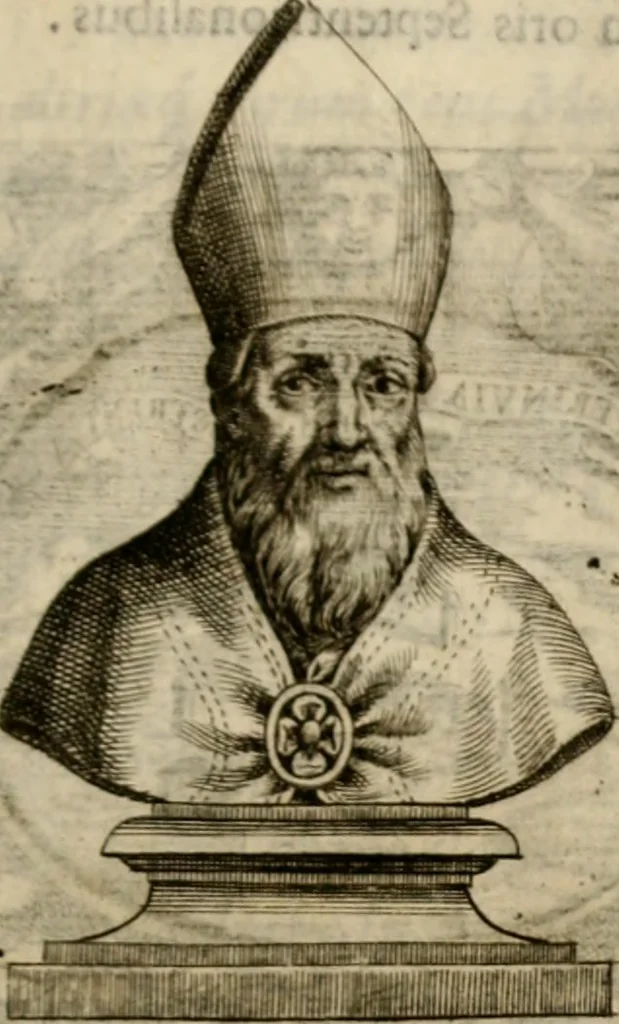 An illustration from Theatrvm temporanevm æternitati Cæsaris Montii, S.R.E. cardinalis et archiep. mediolanen. sacrvm, 1635, leaf 128