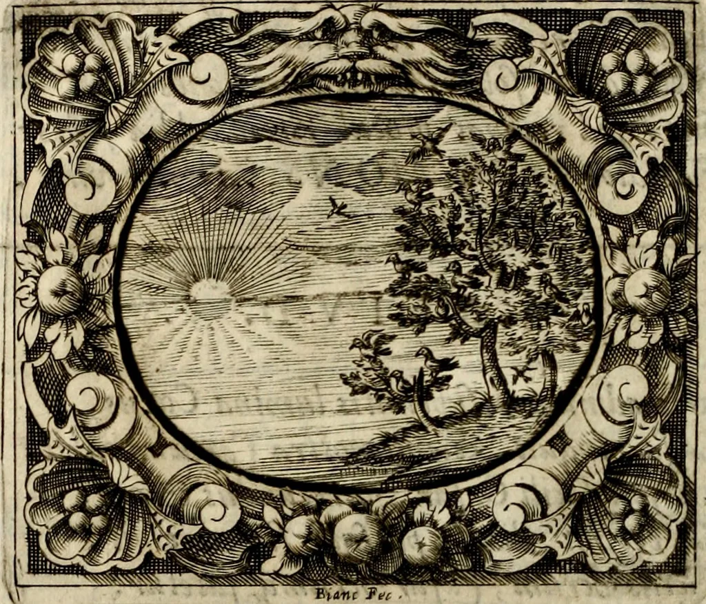 An illustration from Theatrvm temporanevm æternitati Cæsaris Montii, S.R.E. cardinalis et archiep. mediolanen. sacrvm, 1635, leaf 175