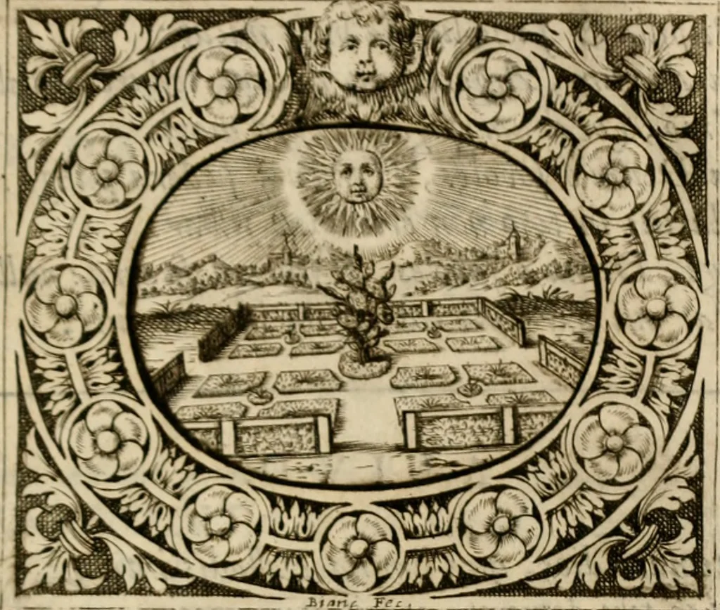 An illustration from Theatrvm temporanevm æternitati Cæsaris Montii, S.R.E. cardinalis et archiep. mediolanen. sacrvm, 1635, leaf 190