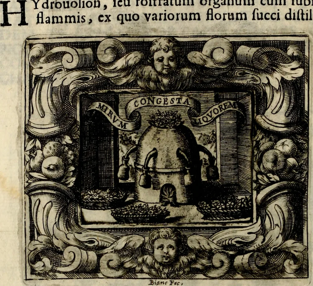 An illustration from Theatrvm temporanevm æternitati Cæsaris Montii, S.R.E. cardinalis et archiep. mediolanen. sacrvm, 1635, leaf 59