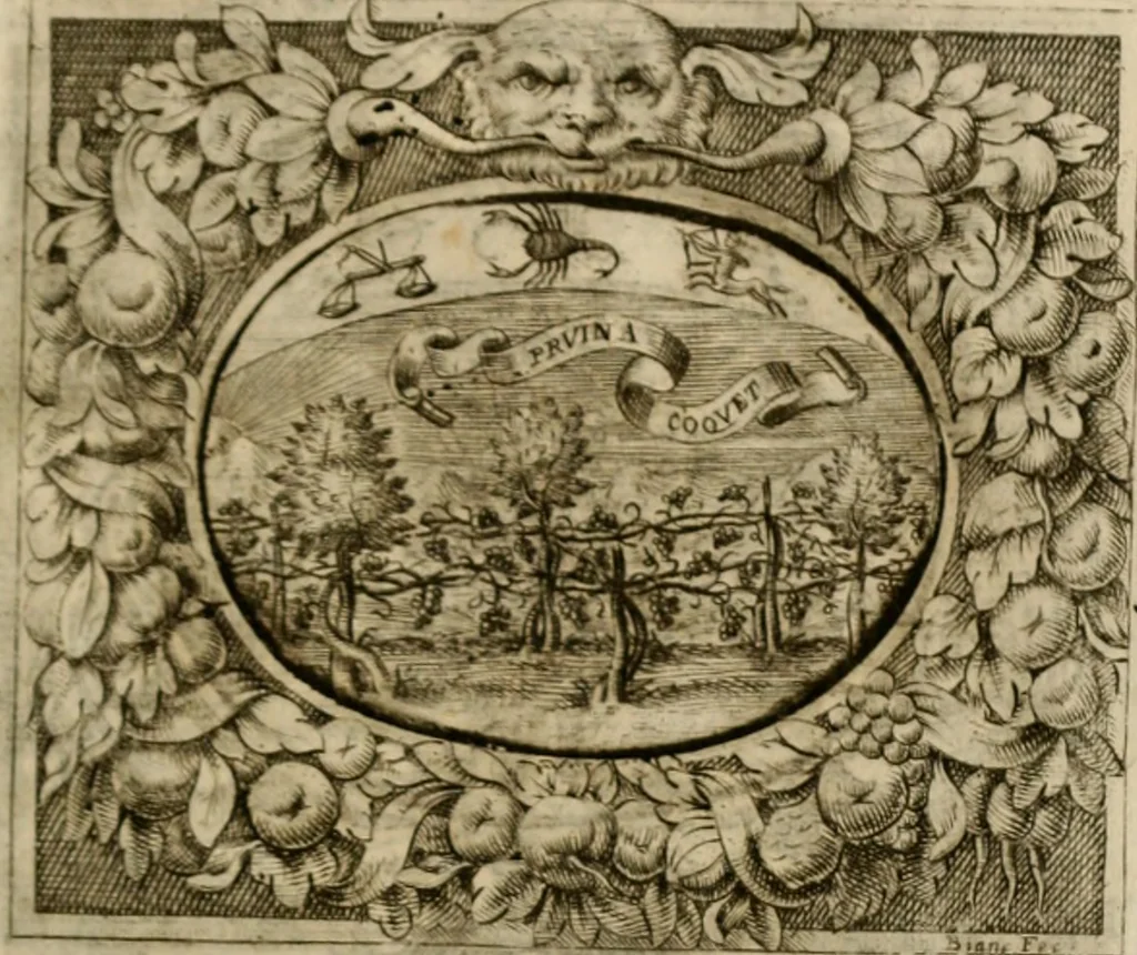 An illustration from Theatrvm temporanevm æternitati Cæsaris Montii, S.R.E. cardinalis et archiep. mediolanen. sacrvm, 1635, leaf 98