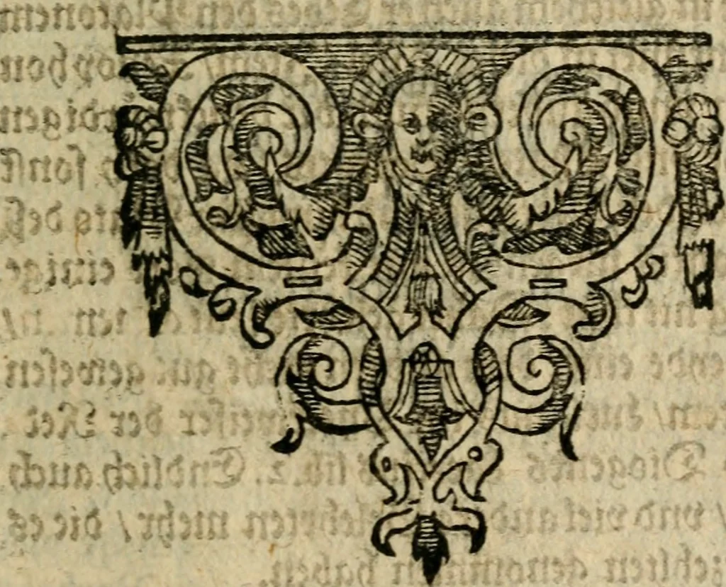 An illustration from Theatrvm virtvtis & honoris; oder, Tugend büchlein; auss etlichen fürtrefflichen griechischen vnd lateinischen scribenten ins teutsch gebracht, durch herrn Wilibald Pirckheymern ... Auss desselben hinderlassenen bibliothec durch einen vornemmen geláhrten man[n] mit fleiss zusam[m]en getragen, vnd jetzo erst an tag geben. Mit vorgesetztem leben des auctoris .., 1606, leaf 484