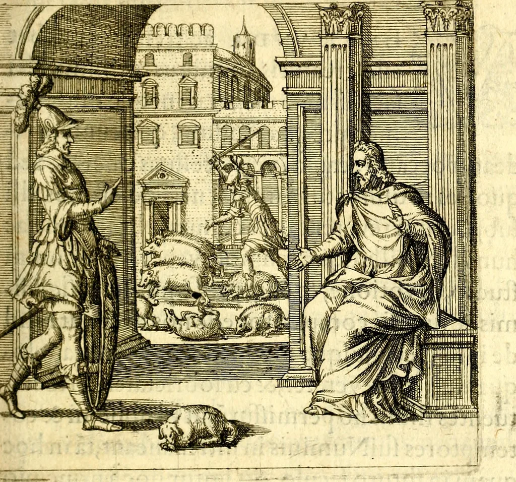 An illustration from Theatrvm Vitae Humanae, 1596, leaf 124
