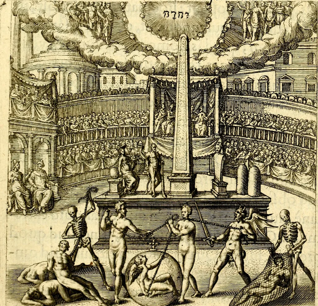 An illustration from Theatrvm Vitae Humanae, 1596, leaf 20