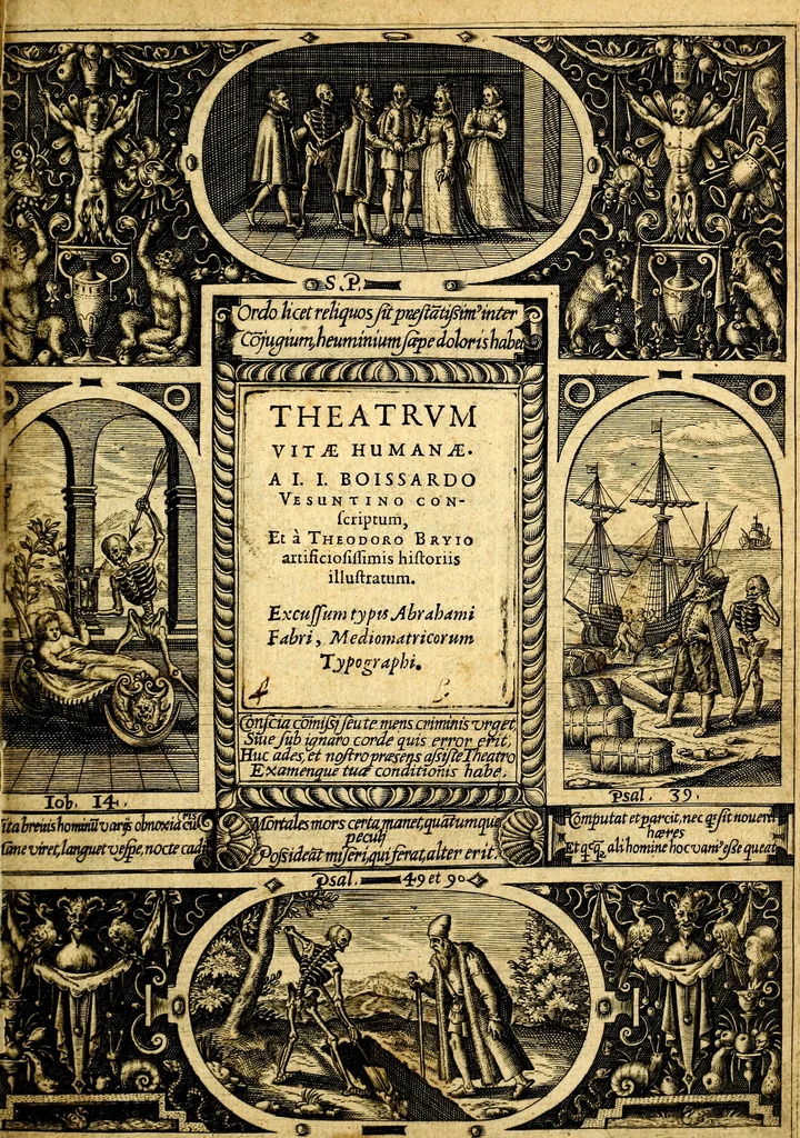 An illustration from Theatrvm Vitae Humanae, 1596, leaf 4