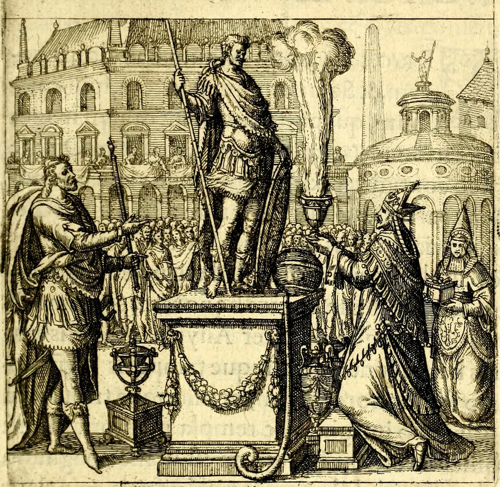 An illustration from Theatrvm Vitae Humanae, 1596, leaf 68