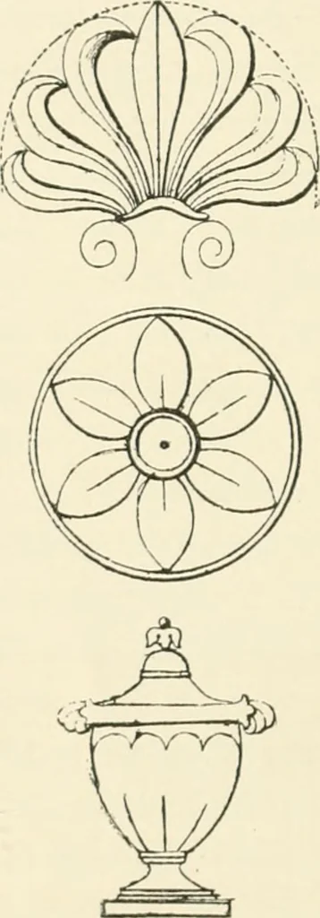 An illustration from The cabinet-maker and upholsterer's companion : comprising the art of drawing, as applicable to cabinet work; veneering, inlaying, and buhl work ... with numerous receipts, useful to workmen generally, 1906, leaf 37