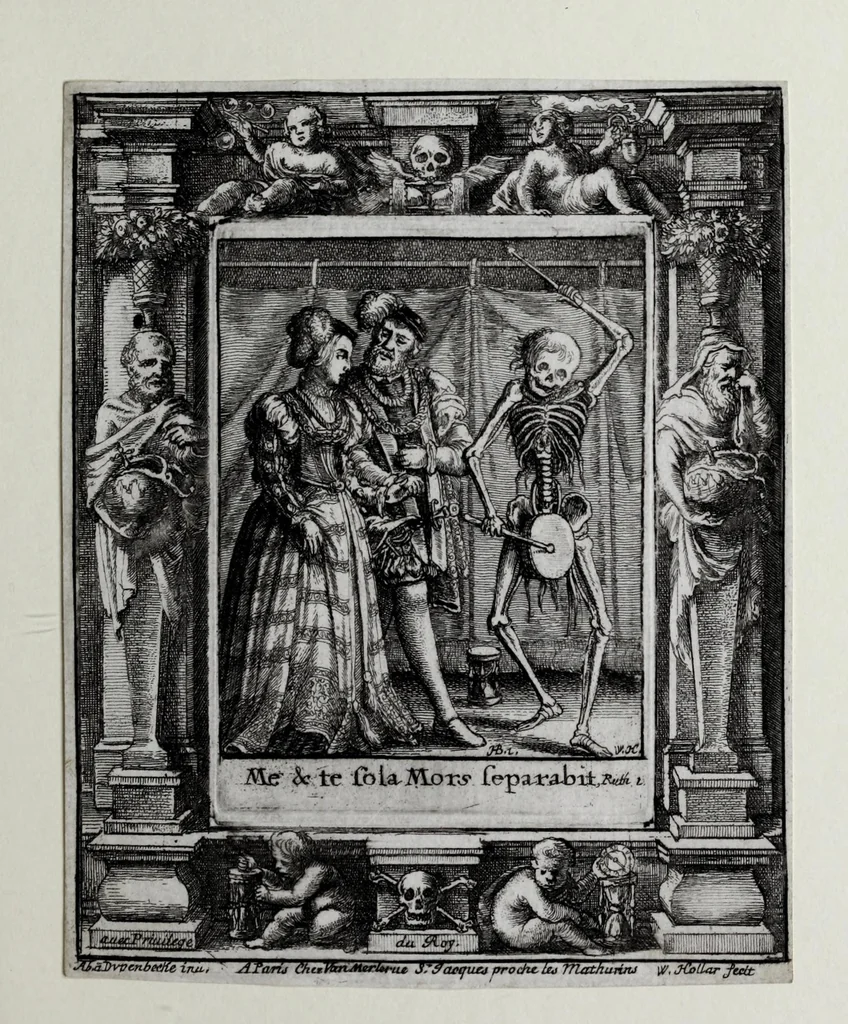 An illustration from [The dance of death, 1680, leaf 11