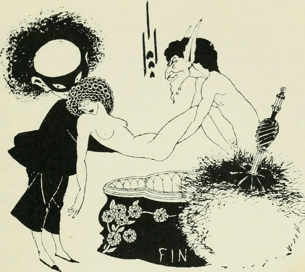 An illustration from The eighteen nineties; a review of art and ideas at the close of the nineteenth century, 1922, leaf 124