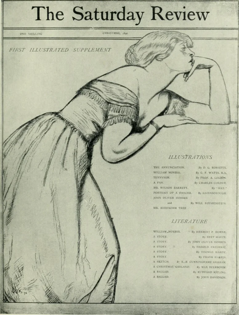 An illustration from The eighteen nineties; a review of art and ideas at the close of the nineteenth century, 1922, leaf 42