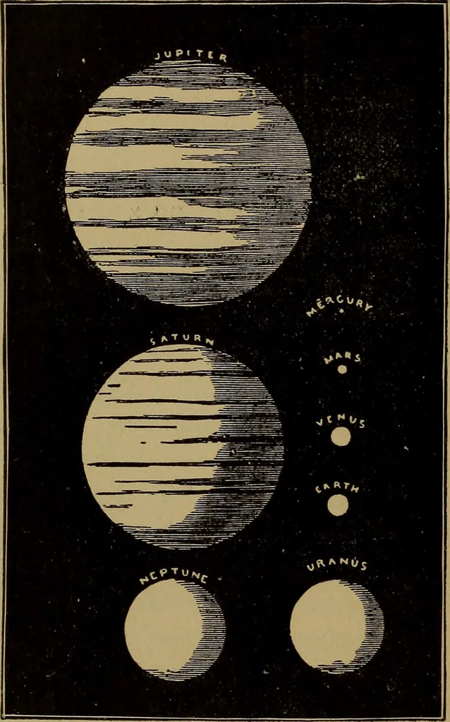 An illustration from "The law and the prophets." A scientific work on the relationship between physical bodies, vegetable, animal, human and planetary .., 1893, leaf 205