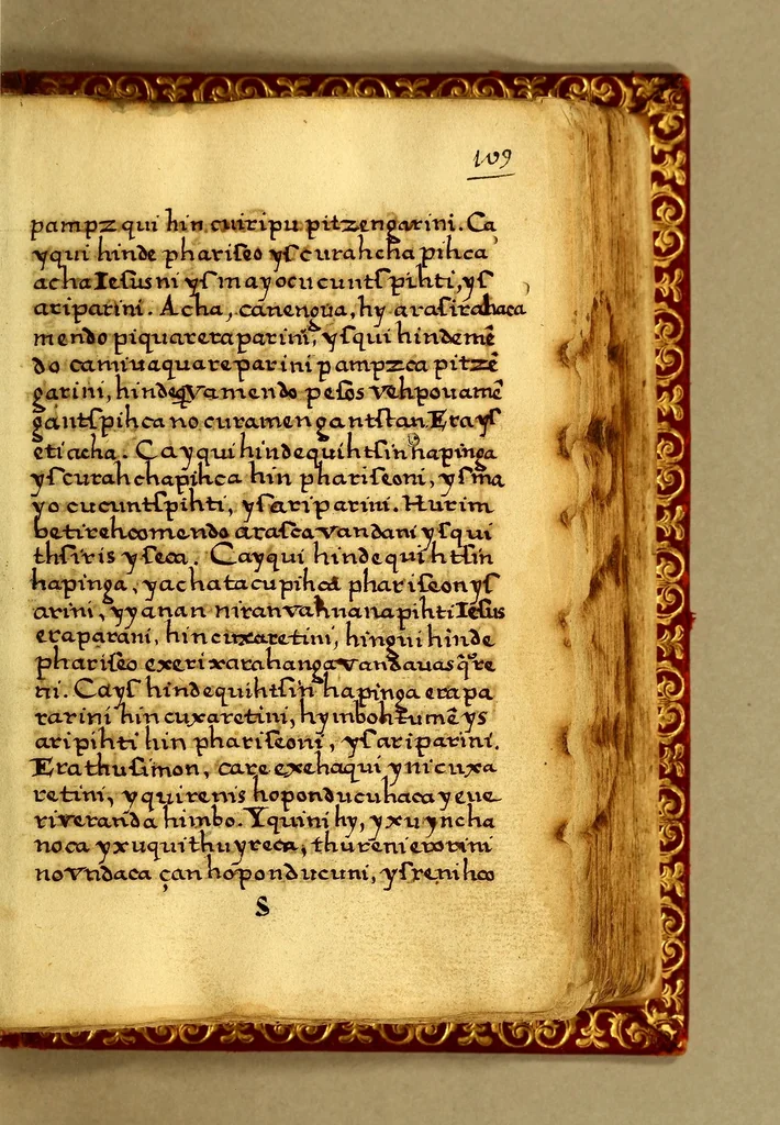 An illustration from Thema para que se oy galaboz del señor, 1559, leaf 221
