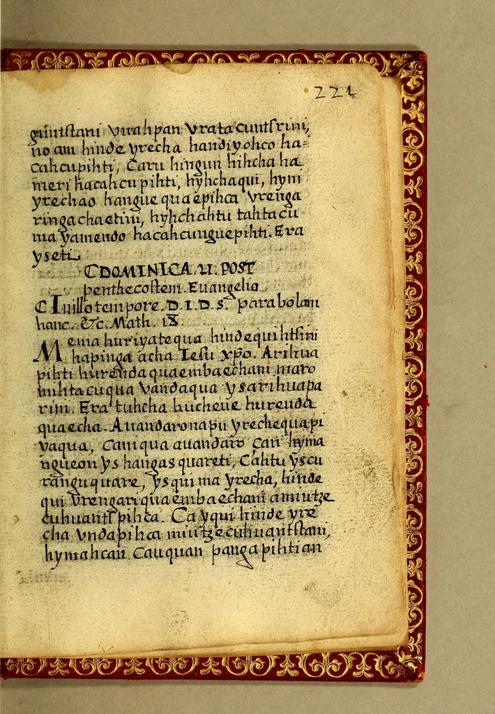 An illustration from Thema para que se oy galaboz del señor, 1559, leaf 445