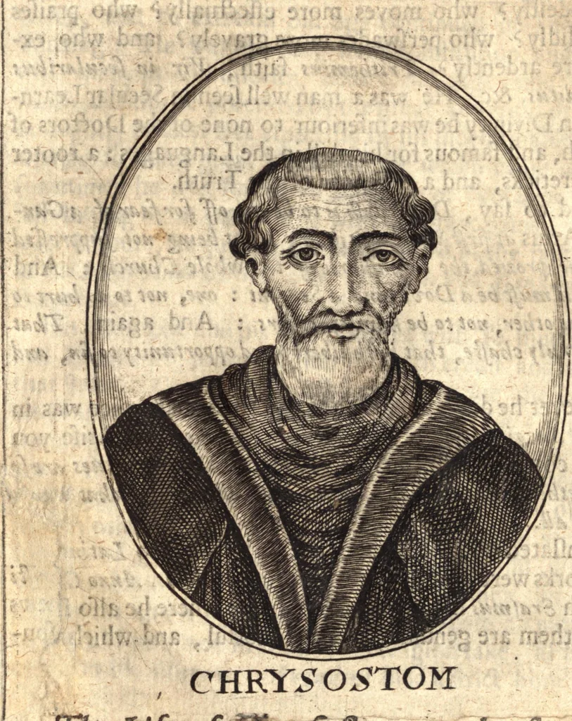 An illustration from The marrow of ecclesiastical history : contained in the lives of one hundred forty eight fathers, schoolmen, first reformers, and modern divines which have flourished in the Church since Christ's time to this present age : faithfully collected and orderly disposed according to the centuries wherein they lived : together with the lively effigies of most of the eminentest of them cut in copper, 1654, leaf 163