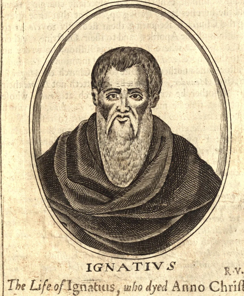 An illustration from The marrow of ecclesiastical history : contained in the lives of one hundred forty eight fathers, schoolmen, first reformers, and modern divines which have flourished in the Church since Christ's time to this present age : faithfully collected and orderly disposed according to the centuries wherein they lived : together with the lively effigies of most of the eminentest of them cut in copper, 1654, leaf 32