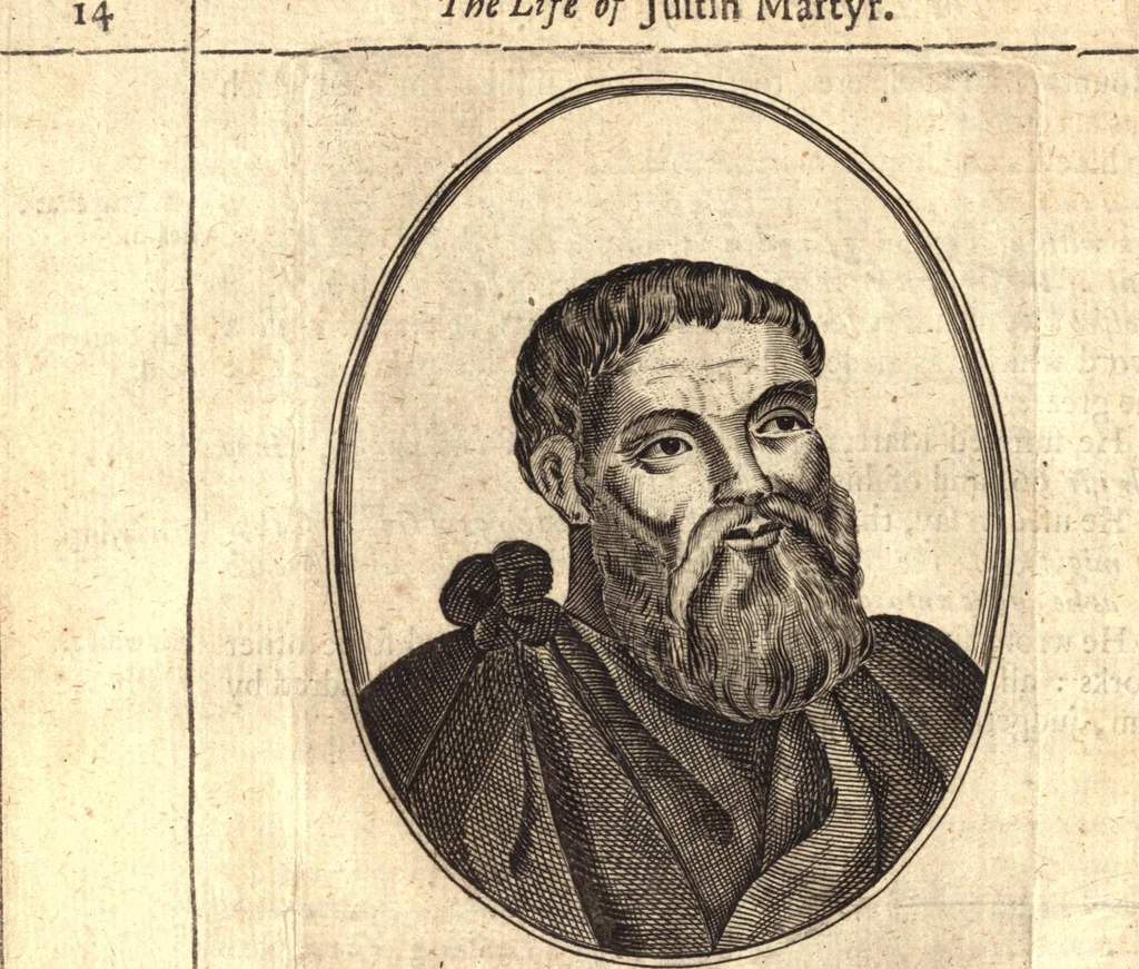 An illustration from The marrow of ecclesiastical history : contained in the lives of one hundred forty eight fathers, schoolmen, first reformers, and modern divines which have flourished in the Church since Christ's time to this present age : faithfully collected and orderly disposed according to the centuries wherein they lived : together with the lively effigies of most of the eminentest of them cut in copper, 1654, leaf 43