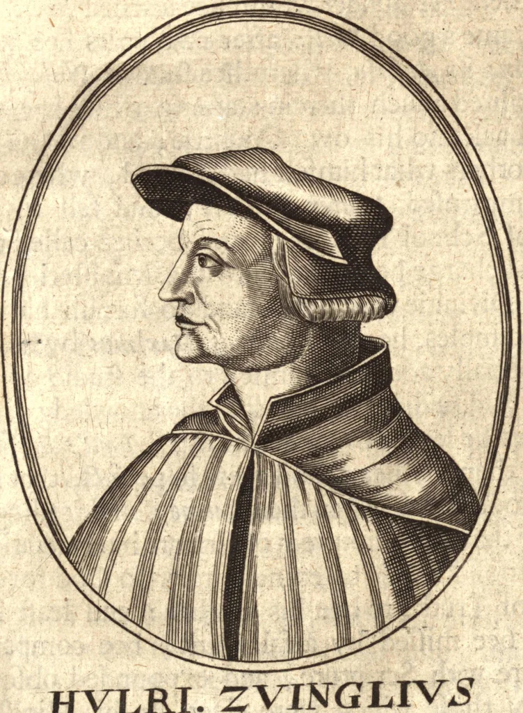 An illustration from The marrow of ecclesiastical historie, conteined in the lives of the fathers and other learned men and famous divines which have flourished in the Church since Christ's time to this present age. Faithfully collected out of several autors and orderly disposed according to the centuries wherein they lived. Together with the livelie effigies of most of the eminentest of them cut in copper, 1650, leaf 136