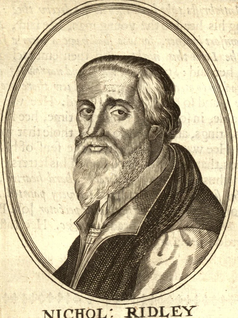 An illustration from The marrow of ecclesiastical historie, conteined in the lives of the fathers and other learned men and famous divines which have flourished in the Church since Christ's time to this present age. Faithfully collected out of several autors and orderly disposed according to the centuries wherein they lived. Together with the livelie effigies of most of the eminentest of them cut in copper, 1650, leaf 205