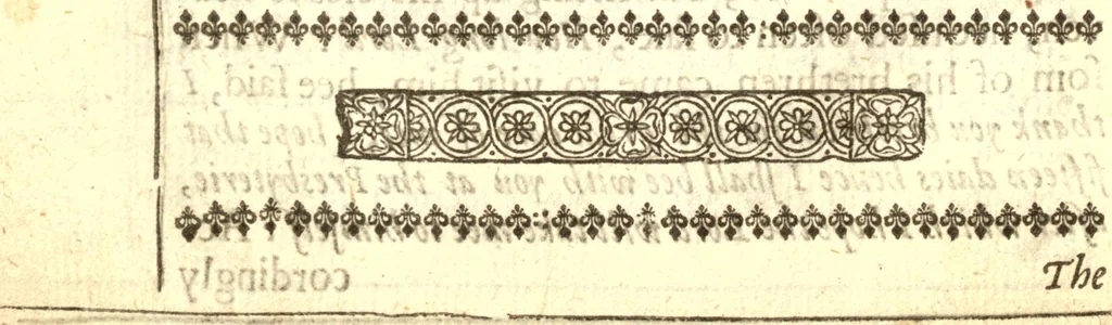 An illustration from The marrow of ecclesiastical historie, conteined in the lives of the fathers and other learned men and famous divines which have flourished in the Church since Christ's time to this present age. Faithfully collected out of several autors and orderly disposed according to the centuries wherein they lived. Together with the livelie effigies of most of the eminentest of them cut in copper, 1650, leaf 277