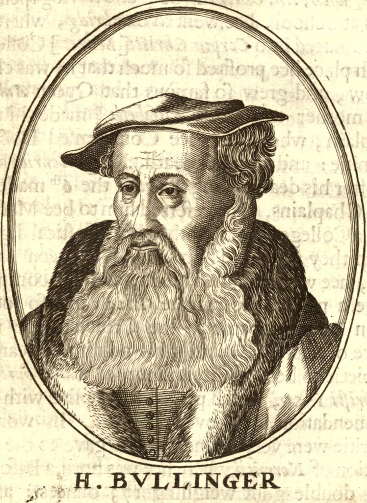An illustration from The marrow of ecclesiastical historie, conteined in the lives of the fathers and other learned men and famous divines which have flourished in the Church since Christ's time to this present age. Faithfully collected out of several autors and orderly disposed according to the centuries wherein they lived. Together with the livelie effigies of most of the eminentest of them cut in copper, 1650, leaf 325