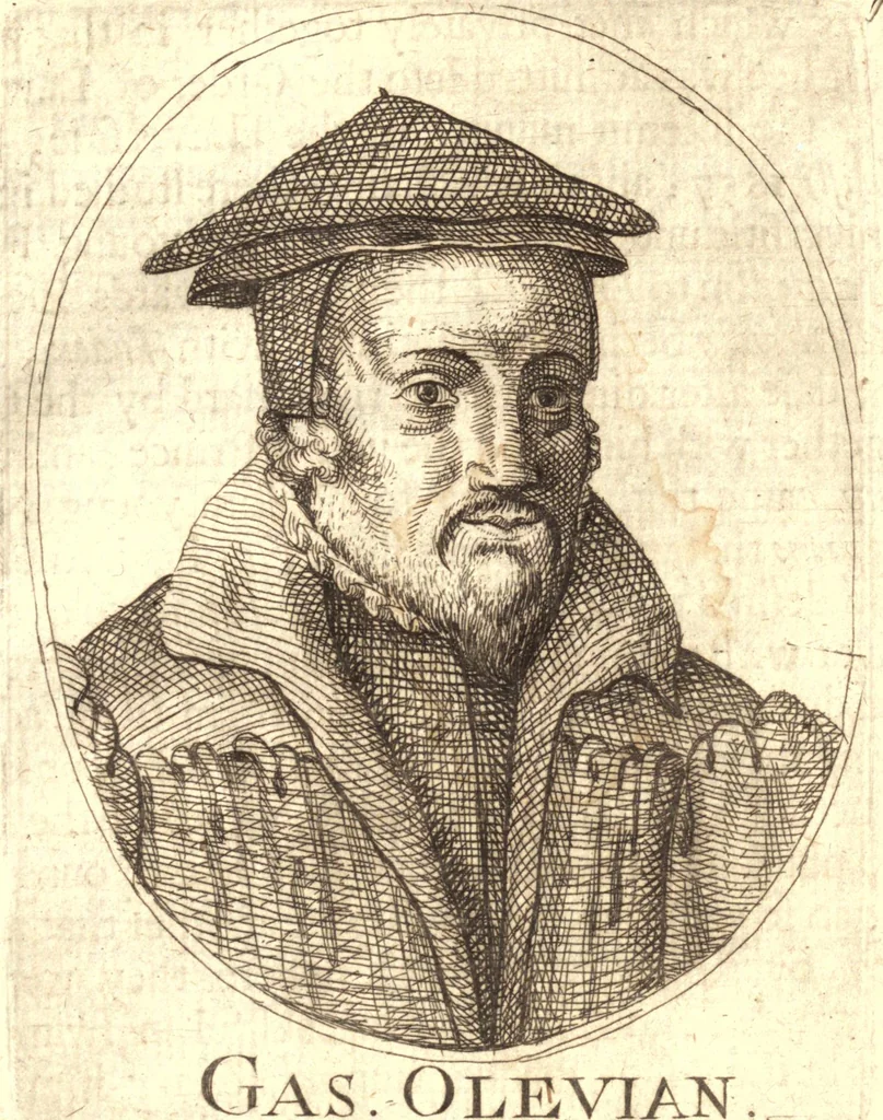 An illustration from The marrow of ecclesiastical historie, conteined in the lives of the fathers and other learned men and famous divines which have flourished in the Church since Christ's time to this present age. Faithfully collected out of several autors and orderly disposed according to the centuries wherein they lived. Together with the livelie effigies of most of the eminentest of them cut in copper, 1650, leaf 368