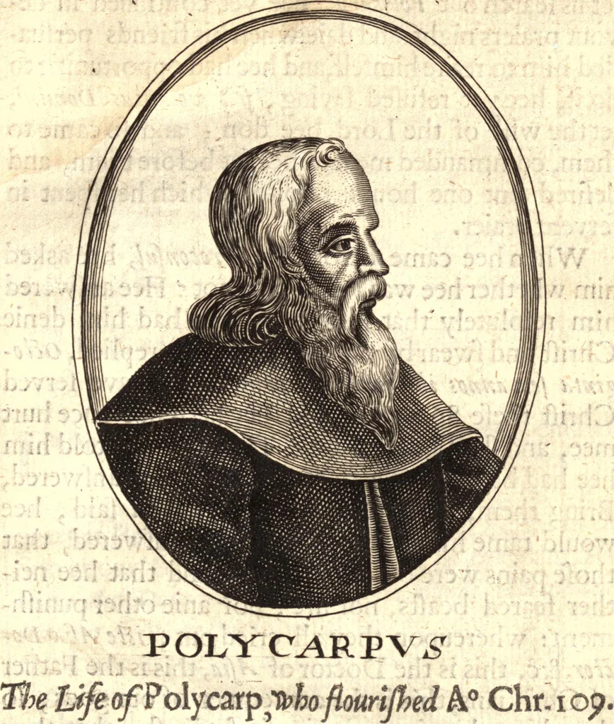 An illustration from The marrow of ecclesiastical historie, conteined in the lives of the fathers and other learned men and famous divines which have flourished in the Church since Christ's time to this present age. Faithfully collected out of several autors and orderly disposed according to the centuries wherein they lived. Together with the livelie effigies of most of the eminentest of them cut in copper, 1650, leaf 40