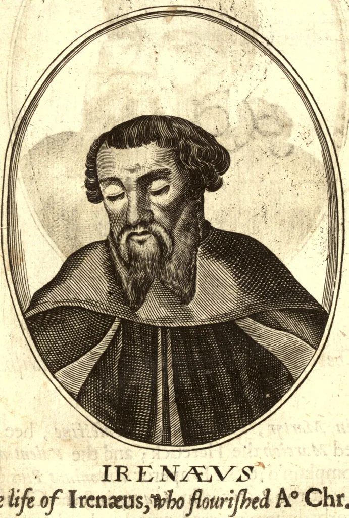 An illustration from The marrow of ecclesiastical historie, conteined in the lives of the fathers and other learned men and famous divines which have flourished in the Church since Christ's time to this present age. Faithfully collected out of several autors and orderly disposed according to the centuries wherein they lived. Together with the livelie effigies of most of the eminentest of them cut in copper, 1650, leaf 45