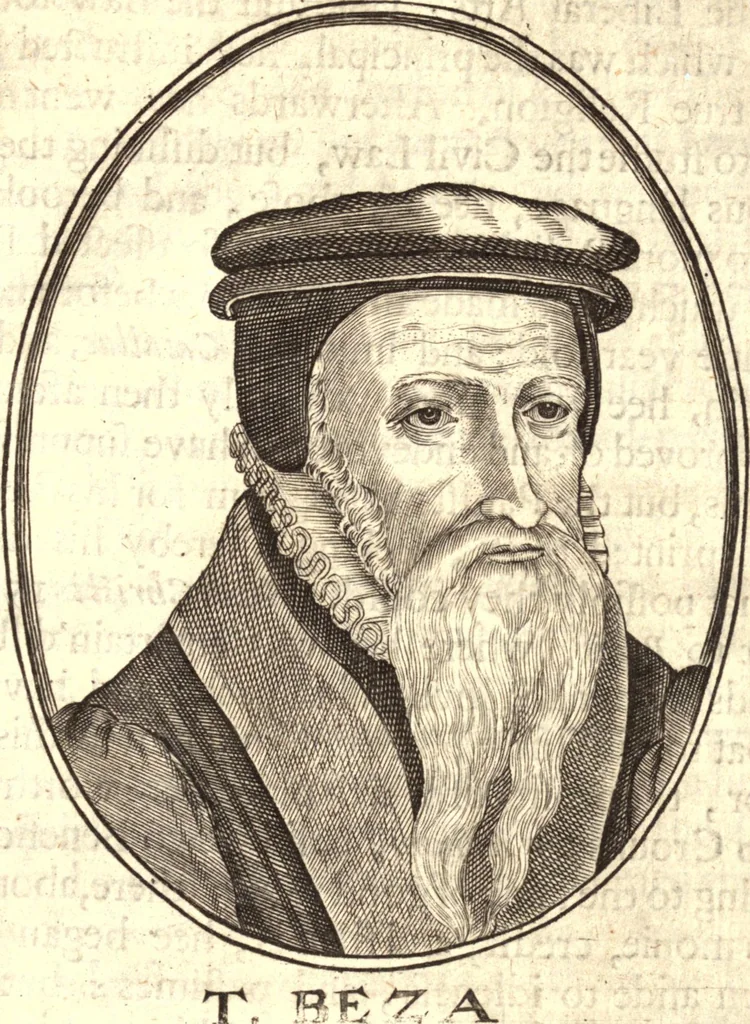 An illustration from The marrow of ecclesiastical historie, conteined in the lives of the fathers and other learned men and famous divines which have flourished in the Church since Christ's time to this present age. Faithfully collected out of several autors and orderly disposed according to the centuries wherein they lived. Together with the livelie effigies of most of the eminentest of them cut in copper, 1650, leaf 450