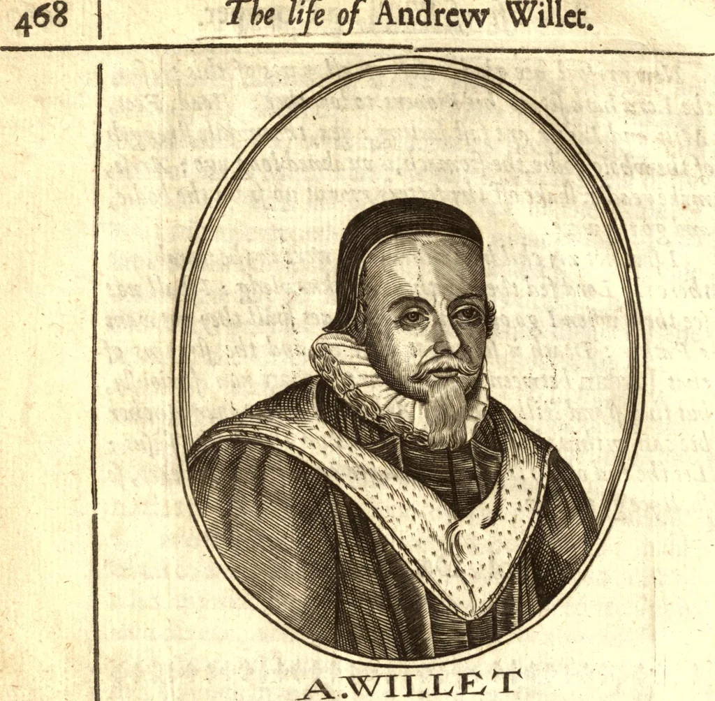 An illustration from The marrow of ecclesiastical historie, conteined in the lives of the fathers and other learned men and famous divines which have flourished in the Church since Christ's time to this present age. Faithfully collected out of several autors and orderly disposed according to the centuries wherein they lived. Together with the livelie effigies of most of the eminentest of them cut in copper, 1650, leaf 485