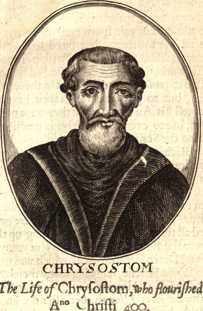 An illustration from The marrow of ecclesiastical historie, conteined in the lives of the fathers and other learned men and famous divines which have flourished in the Church since Christ's time to this present age. Faithfully collected out of several autors and orderly disposed according to the centuries wherein they lived. Together with the livelie effigies of most of the eminentest of them cut in copper, 1650, leaf 80