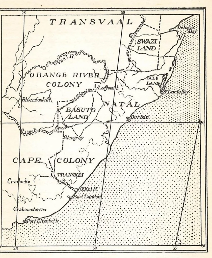 An illustration from The menace of colour; a study of the difficulties due to the association of white & coloured races, with an account of measures proposed for their solution, & special reference to white colonization in the tropics,, 1925, leaf 136