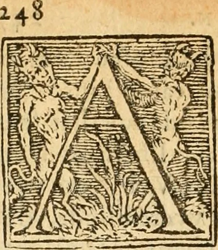 An illustration from [The New Testament of Iesus Christ : faithfully translated into English ... in the English College of Rhemes], 1582, leaf 243