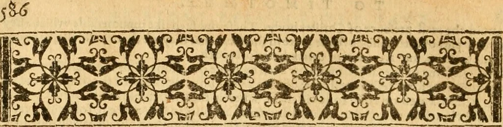 An illustration from [The New Testament of Iesus Christ : faithfully translated into English ... in the English College of Rhemes], 1582, leaf 565
