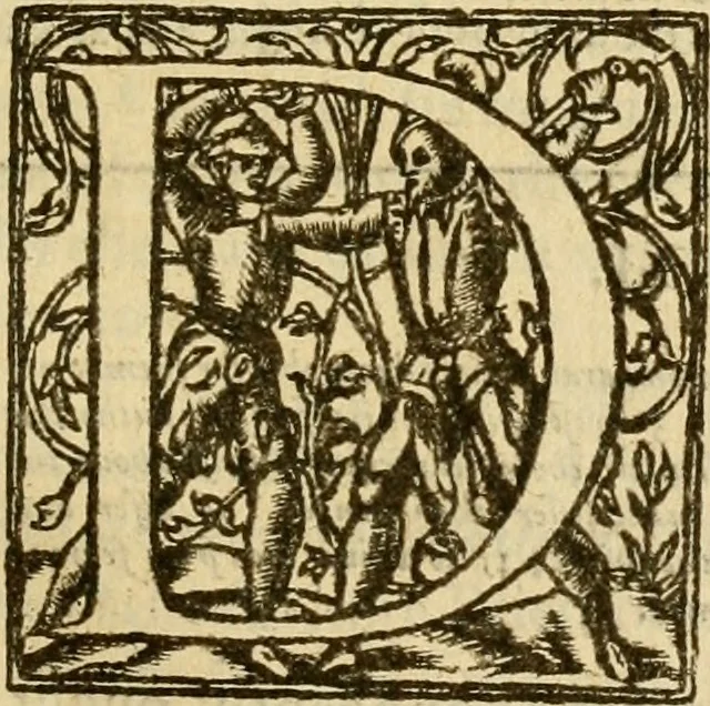 An illustration from [The New Testament of Iesus Christ : faithfully translated into English ... in the English College of Rhemes], 1582, leaf 582