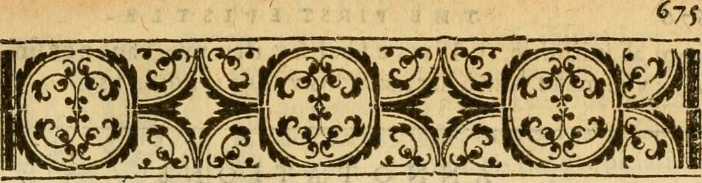 An illustration from [The New Testament of Iesus Christ : faithfully translated into English ... in the English College of Rhemes], 1582, leaf 654