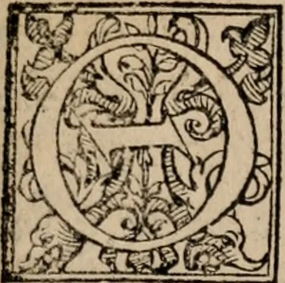 An illustration from Theōnos Sophiston Progymnasmata = Theonis Sophistae Primae apud rhetorem exercitationes, 1541, leaf 114