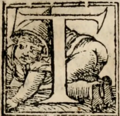 An illustration from Theōnos Sophiston Progymnasmata = Theonis Sophistae Primae apud rhetorem exercitationes, 1541, leaf 196