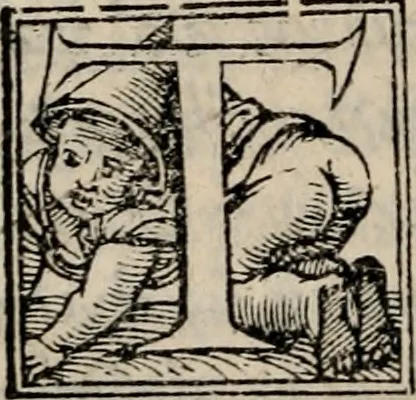 An illustration from Theōnos Sophiston Progymnasmata = Theonis Sophistae Primae apud rhetorem exercitationes, 1541, leaf 219