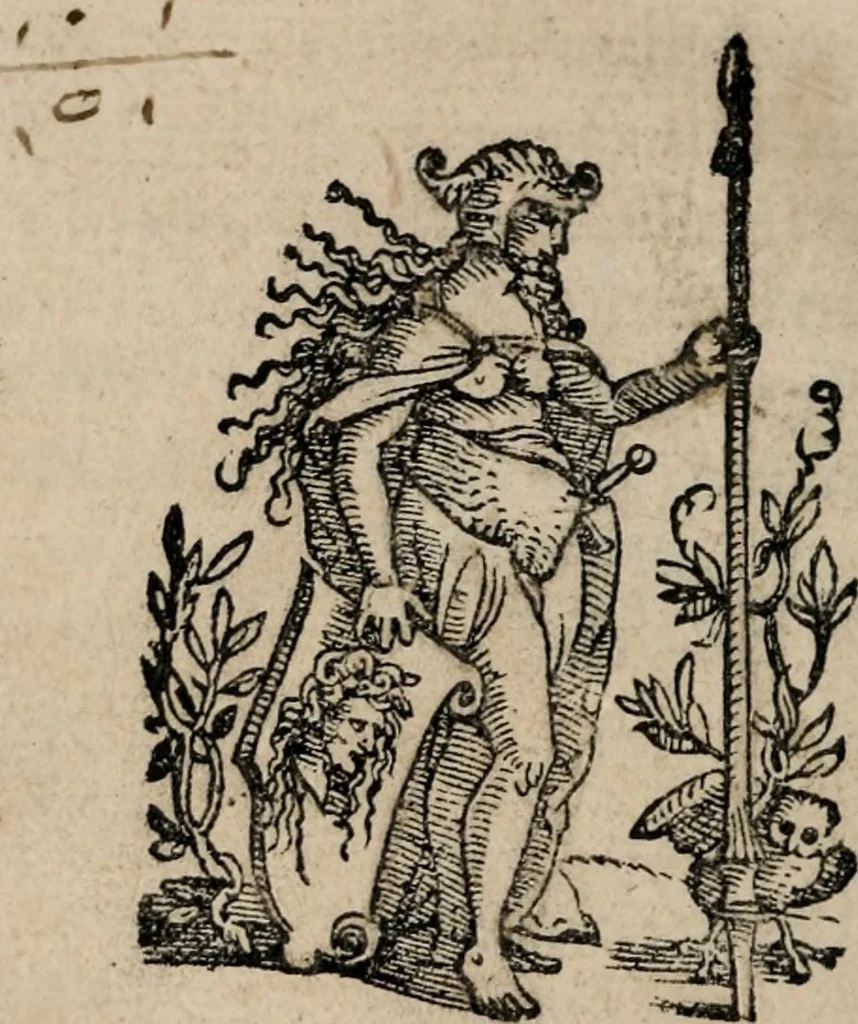 An illustration from Theōnos Sophiston Progymnasmata = Theonis Sophistae Primae apud rhetorem exercitationes, 1541, leaf 269