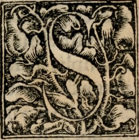 An illustration from Theōnos Sophiston Progymnasmata = Theonis Sophistae Primae apud rhetorem exercitationes, 1541, leaf 6