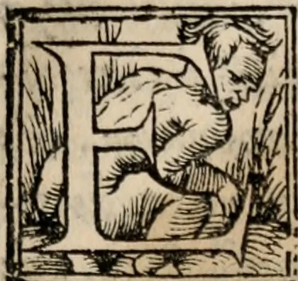 An illustration from Theōnos Sophiston Progymnasmata = Theonis Sophistae Primae apud rhetorem exercitationes, 1541, leaf 94