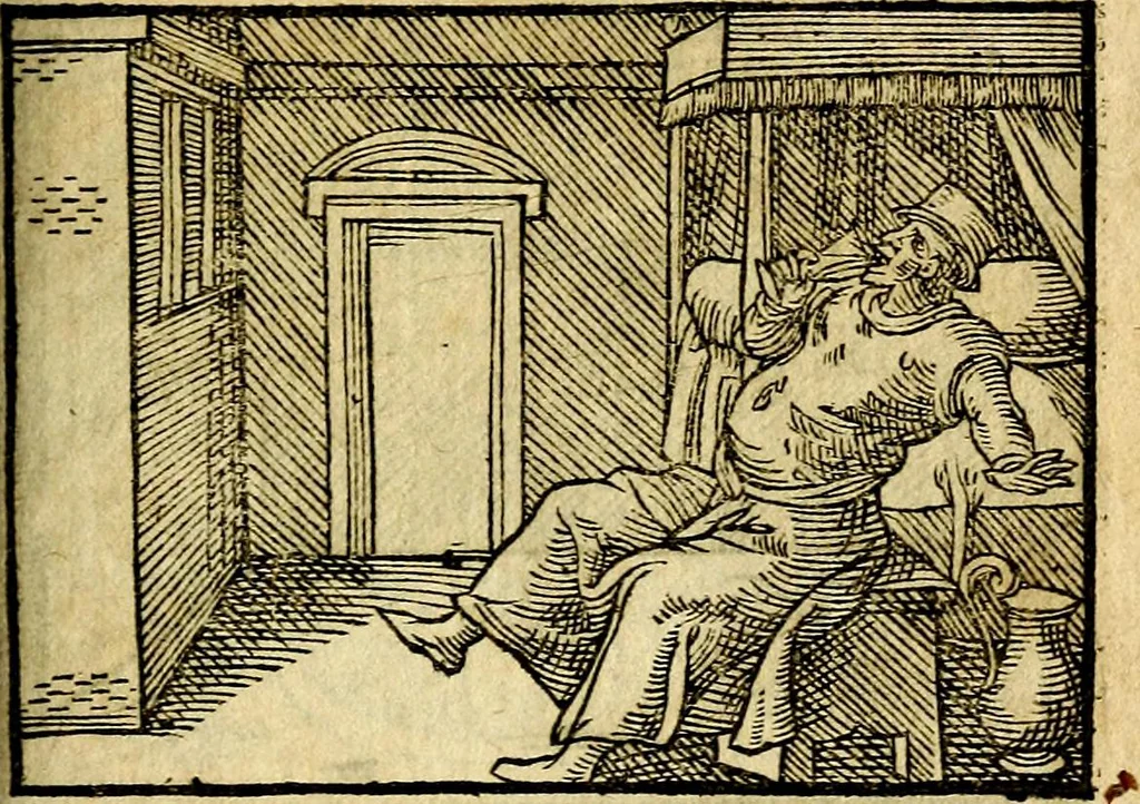 An illustration from Theodori Bezæ Vezelii Poëmata varia ..., 1599, leaf 292