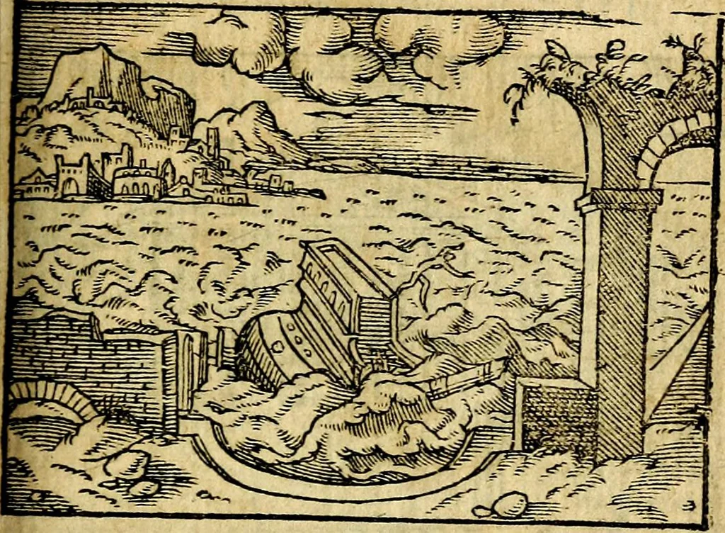 An illustration from Theodori Bezæ Vezelii Poëmata varia ..., 1599, leaf 294