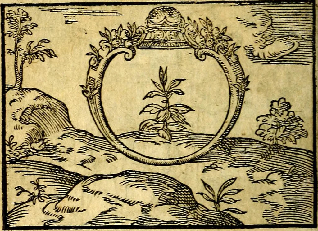 An illustration from Theodori Bezæ Vezelii Poëmata varia ..., 1599, leaf 297