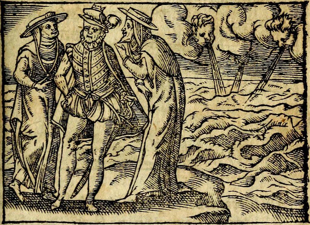 An illustration from Theodori Bezæ Vezelii Poëmata varia ..., 1599, leaf 300