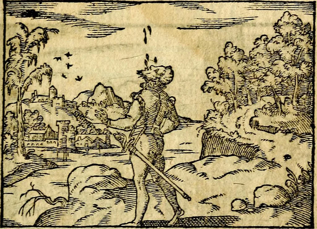 An illustration from Theodori Bezæ Vezelii Poëmata varia ..., 1599, leaf 302
