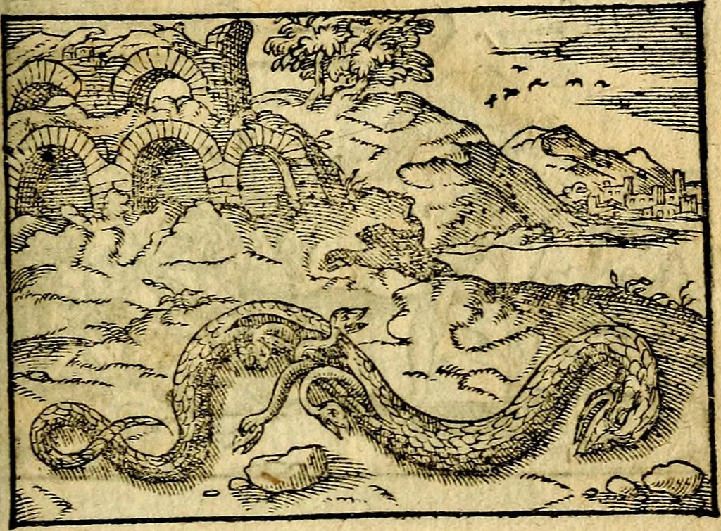 An illustration from Theodori Bezæ Vezelii Poëmata varia ..., 1599, leaf 306